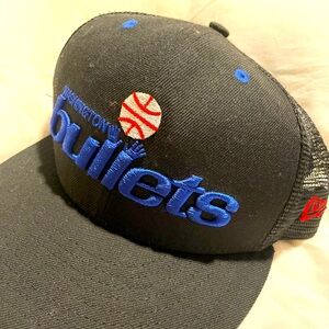Washington Bullets Snap-back trucker hat